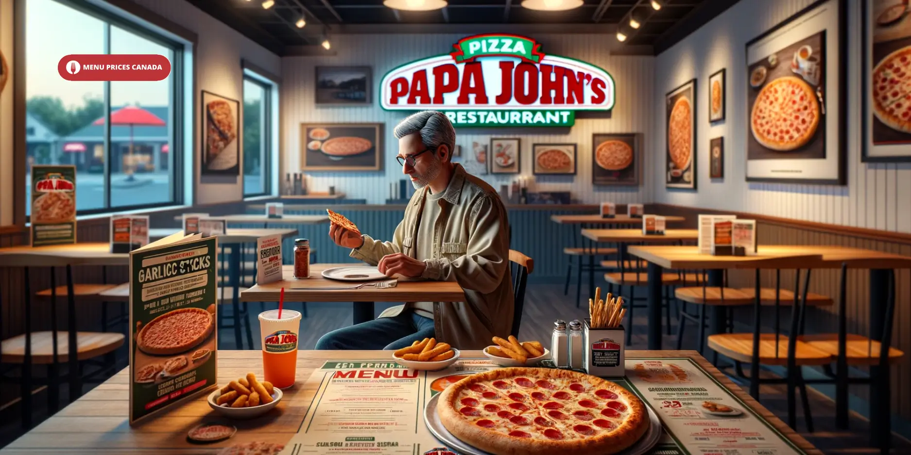 Papa John’s restaurant Menu Prices Canada
