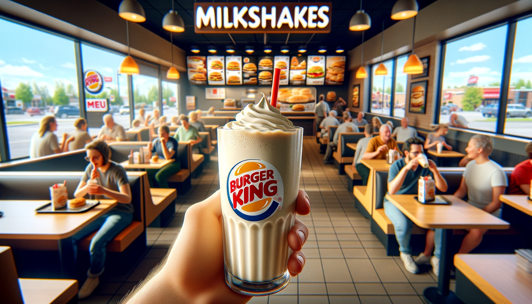 Burger King Milkshakes Menu